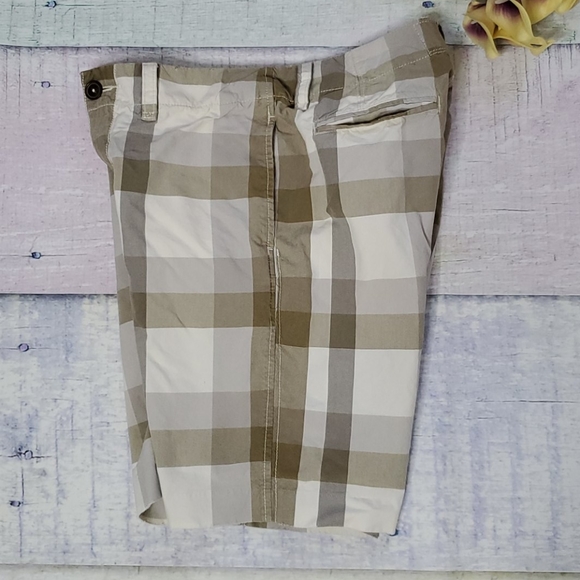 AEO Plaid Flat Front Men's Shorts - Picture 3 of 8
